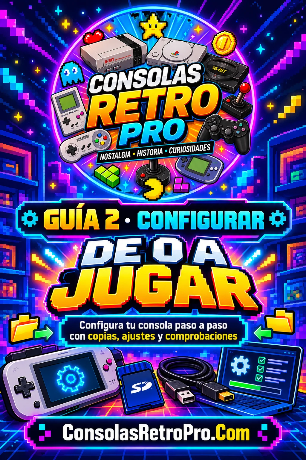 Portada Guía 2 configurar consola retro